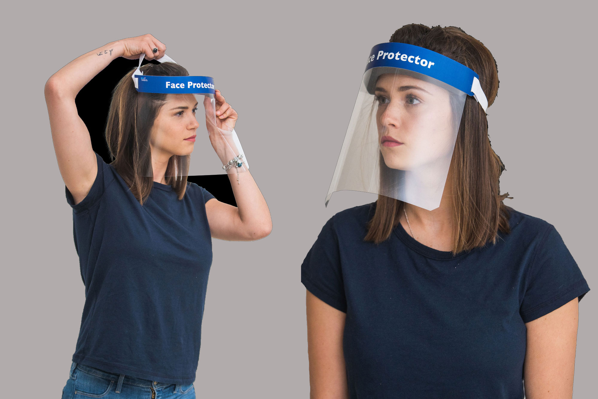 מגן פנים שקוף נגד קורונה